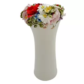Фарфоровая ваза для цветов "Праздник - Полевые цветы по кругу"