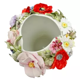 Фарфоровая ваза для цветов "Праздник - Полевые цветы по кругу"