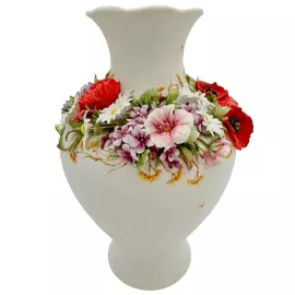 Фарфоровая ваза для цветов "Мария - Полевые цветы по кругу"