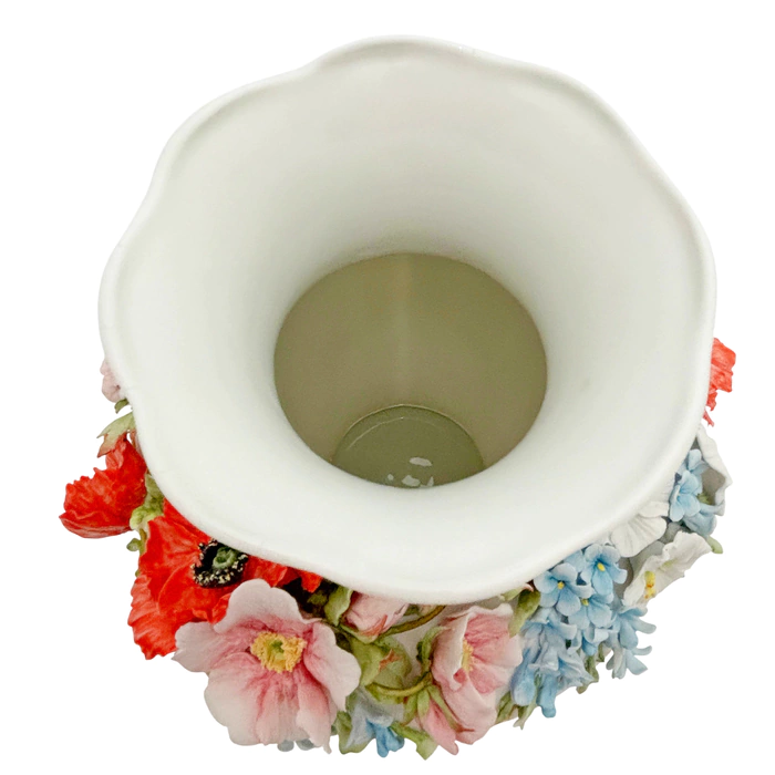 Porcelain flower vase "Maria - Wildflowers in a circle"