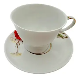 Чайная пара из фарфора "Полевые цветы"