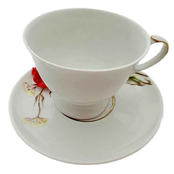 Tea steamer made of porcelain "Wild flowers"
