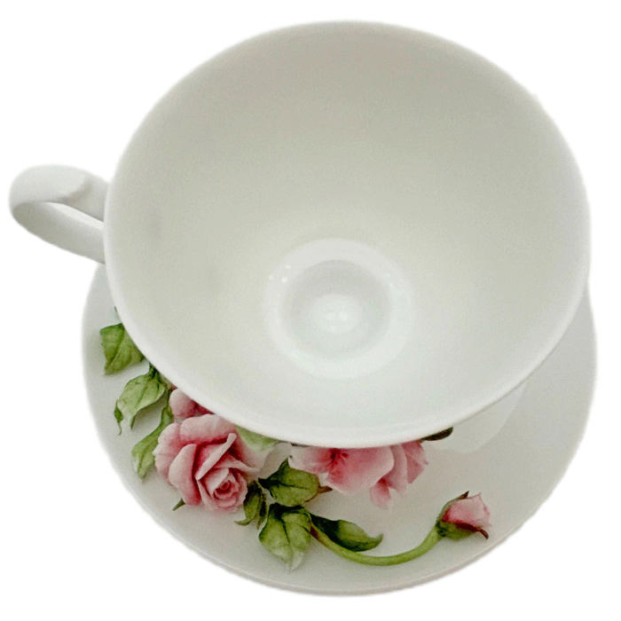 Tea steamer made of porcelain "Rose"