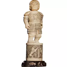 Шахматный гарнитур из ореха и бивня мамонта "Game of Thrones / Игра престолов"