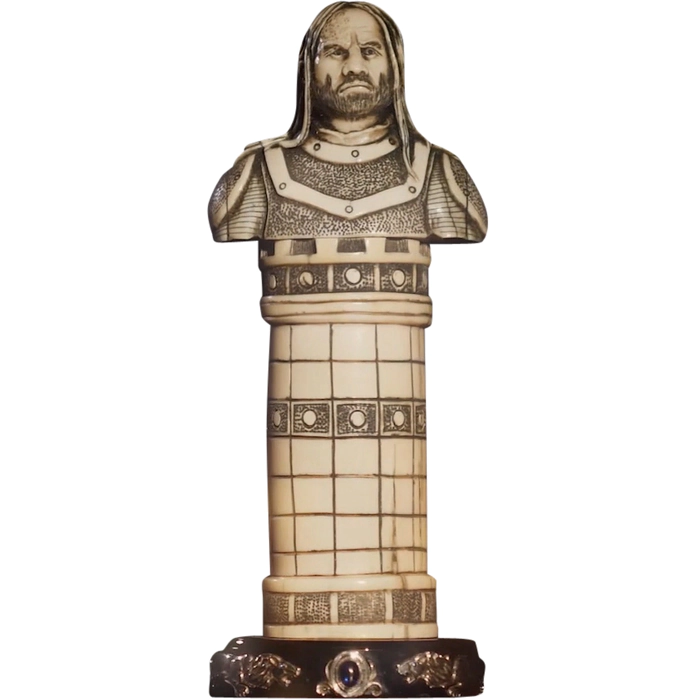 Walnut and mammoth tusk chess set "Game of Thrones/ Game of Thrones"