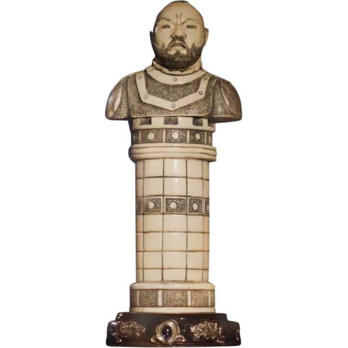 Walnut and mammoth tusk chess set "Game of Thrones/ Game of Thrones"