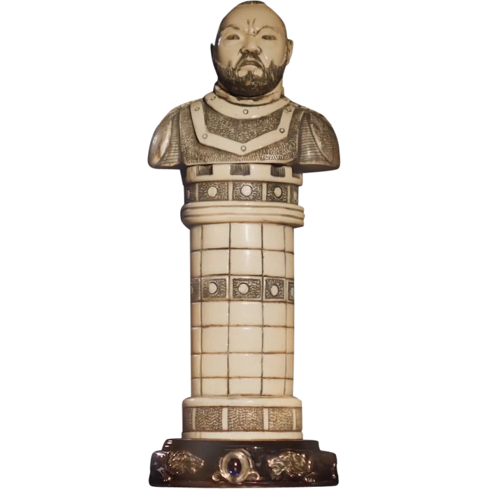 Walnut and mammoth tusk chess set "Game of Thrones/ Game of Thrones"