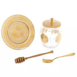 Медовница "Бочонок мёда" на тарелке, Златоуст