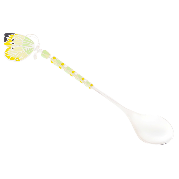 Silver teaspoon "Cabbage bowl" for 1 person