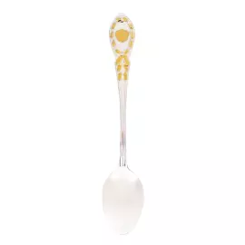 Подстаканник из серебра "Герб Москвы" с эмалью и позолотой