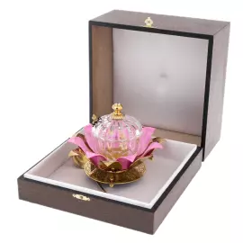 Медовница "Бутон" с белым фианитом, Златоуст