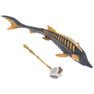 Caviar bowl "Sturgeon" Zlatoust