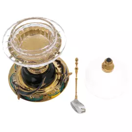 Набор для водки "Дары Нептуна" на нефрите, на 3 персоны, Златоуст