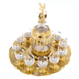 Набор для водки "Времена года" на 12 персон, Златоуст