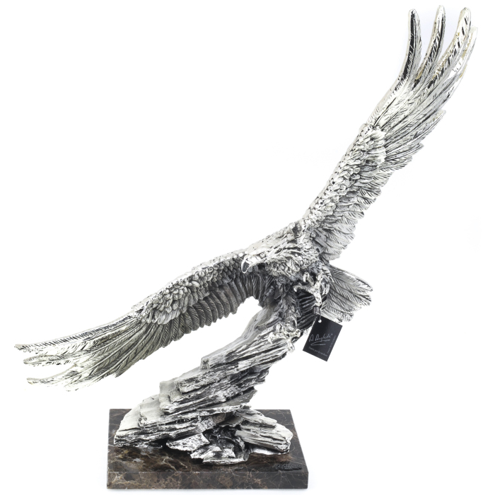 Скульптура "Серебряный орёл" посеребрение (Silver Eagle)