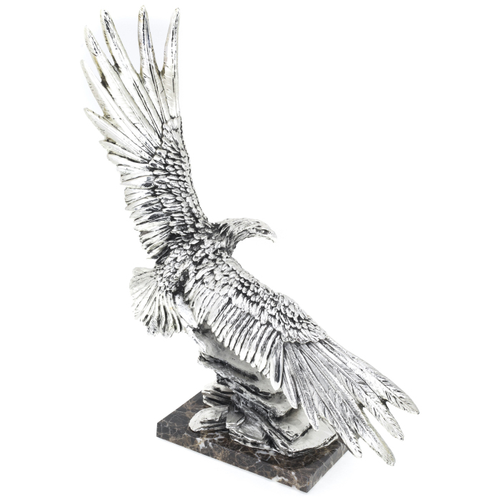 Скульптура "Серебряный орёл" посеребрение (Silver Eagle)