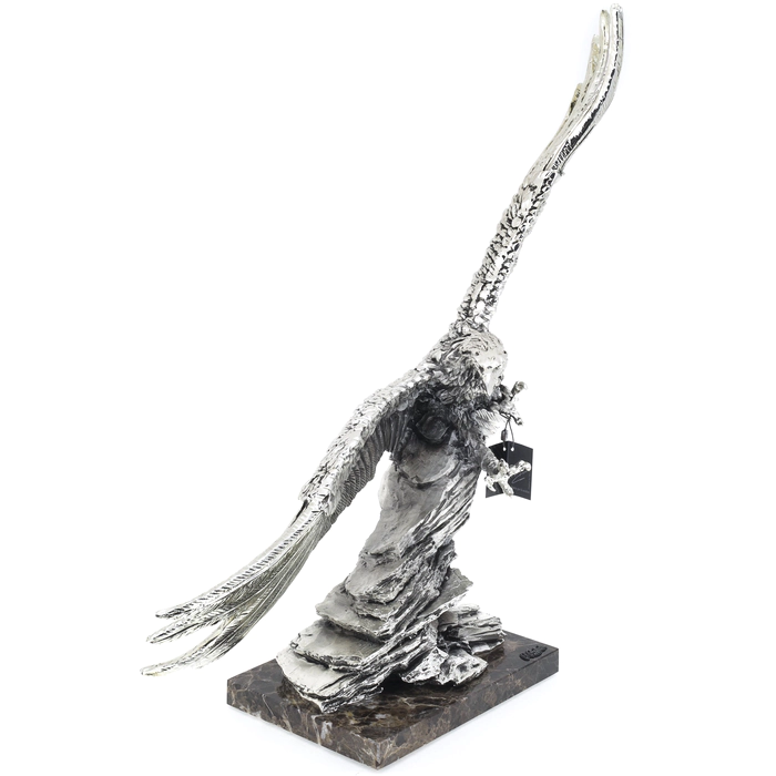 Sculpture "Silver Eagle" silvering (Silver Eagle)
