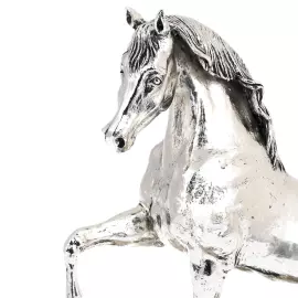 Скульптура "Арабский конь" посеребрение