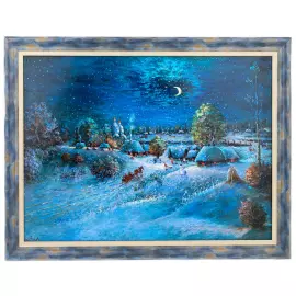 Oil painting "Christmas"