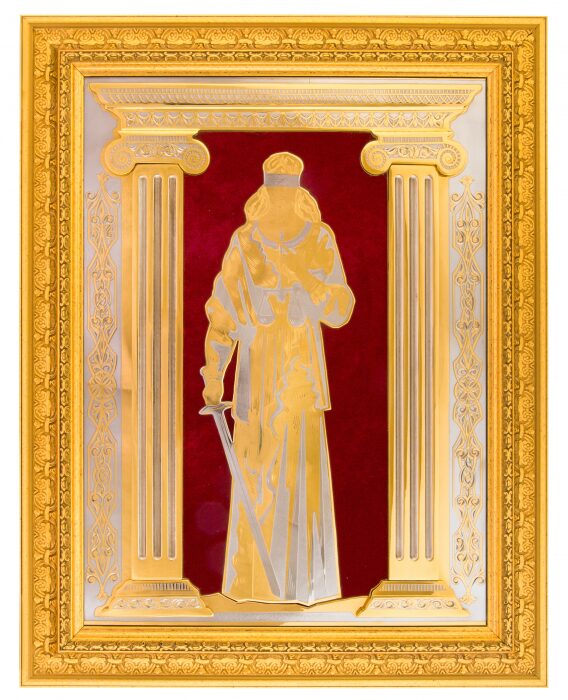 Corporate panel "Goddess of Justice" large, Zlatoust