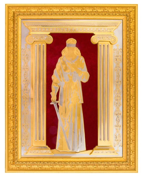Corporate panel "Goddess of Justice" large, Zlatoust