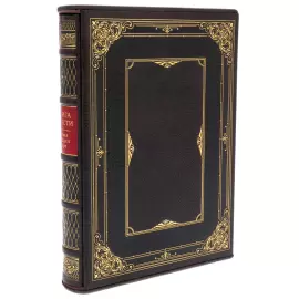 The leather-bound book "The Book of Power. Strategy of indirect Action" by Basil Henry Liddell Garth, in a case