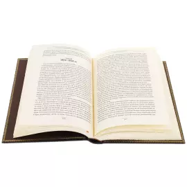 The leather-bound book "The Book of Power. Strategy of indirect Action" by Basil Henry Liddell Garth, in a case