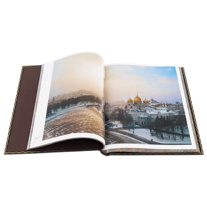 Gift set "Moscow with a Moscow - Kremlin plaque" (in a case)