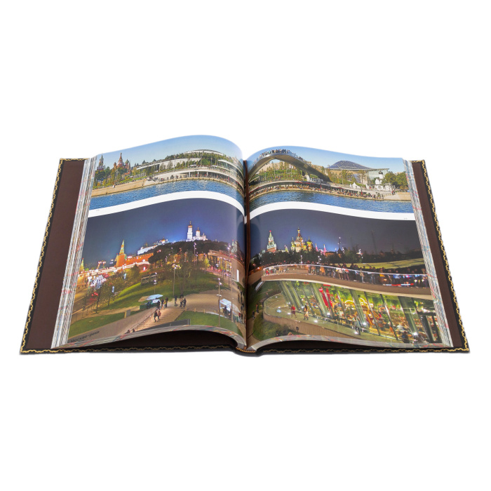 Gift set "Moscow with a Moscow - Kremlin plaque" (in a case)