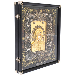 The icon with an artistic casting "Our Lady of Kazan" in the salary