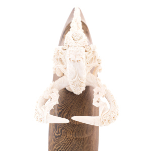 Highly artistic mammoth tusk sculpture "Mammoth"