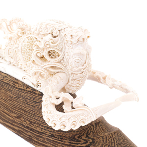 Highly artistic mammoth tusk sculpture "Mammoth"