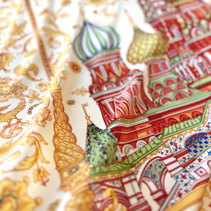 St. Basil's Cathedral gift set with handkerchief and notebook