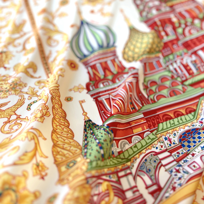 St. Basil's Cathedral gift set with handkerchief and notebook