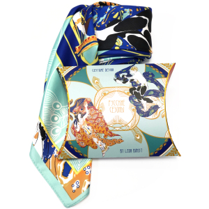 Gift set "Russian seasons. Leon Bakst" with a handkerchief and a notebook