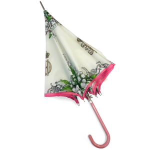 Umbrella-cane "Faberge Lilies of the Valley"