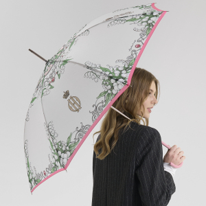 Umbrella-cane "Faberge Lilies of the Valley"