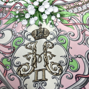 Faberge Lily of the Valley gift set with shawl and umbrella