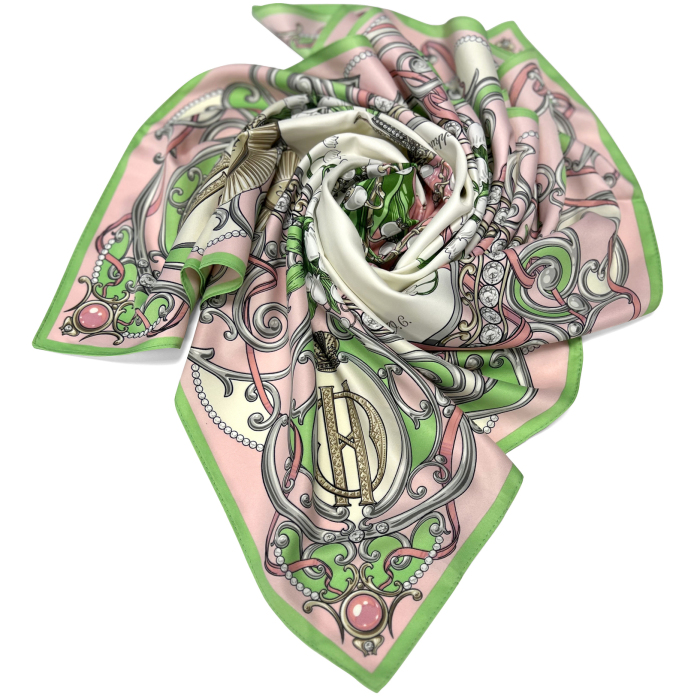 Faberge Lily of the Valley gift set with shawl and umbrella