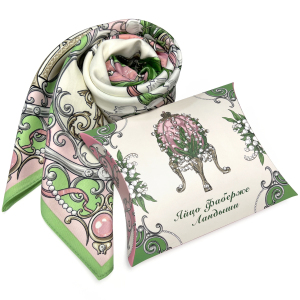 Faberge Lily of the Valley gift set with shawl and umbrella