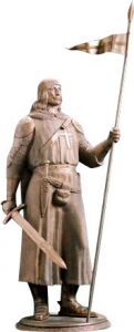 Bronze sculpture "Teutonic Warrior"