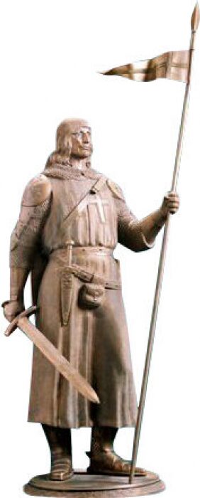 Bronze sculpture "Teutonic Warrior"