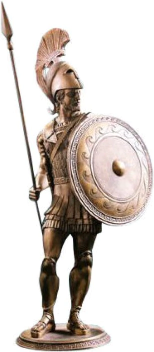 Bronze sculpture "Spartan Warrior"