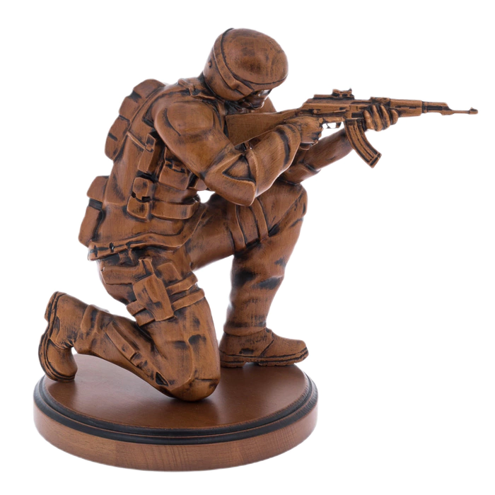 Statuette made of beech "Soldier No. 2"