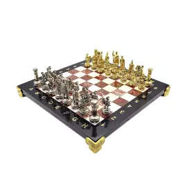 Шахматы из мрамора и креноида "Греко-Римский период"