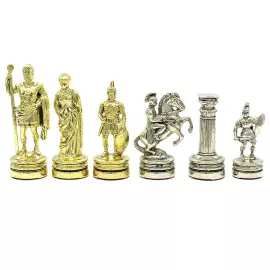 Шахматы из мрамора и креноида "Греко-Римский период"