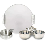 Montgomery serving set with tray, bowls and skewers