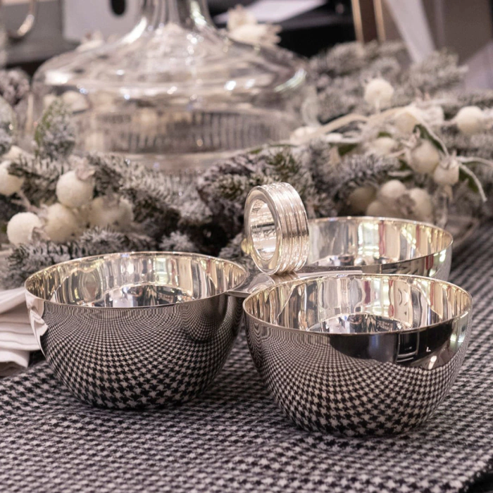 Montgomery serving set with tray, bowls and skewers