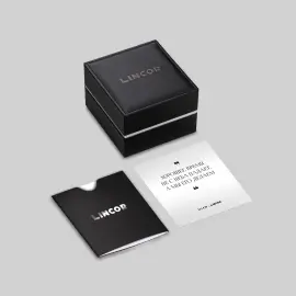 Наручные механические часы Lincor 1106 с автоподзаводом, серебристо-черные Наручные механические часы Lincor 1106 с автоподзаводом, серебристо-черные