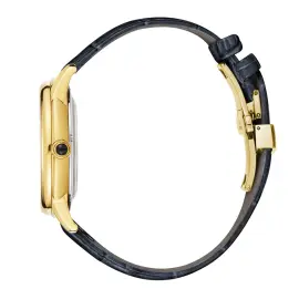 Наручные механические часы Lincor 1183 с автоподзаводом, золотисто-синие с синим ремешком Наручные механические часы Lincor 1183 с автоподзаводом, золотисто-синие с синим ремешком